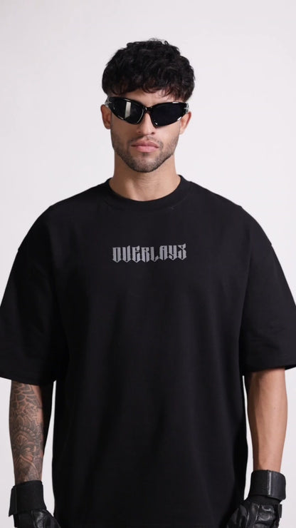 HAWKOTTO Drop Shoulder Tee - Black